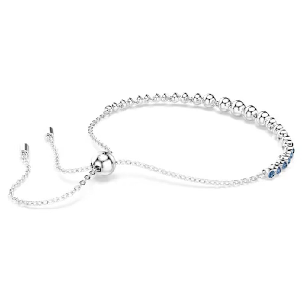 SWAROVSKI Imber Emily bracelet Mixed round cuts, Blue, Rhodium plated - Picture 5 of 10
